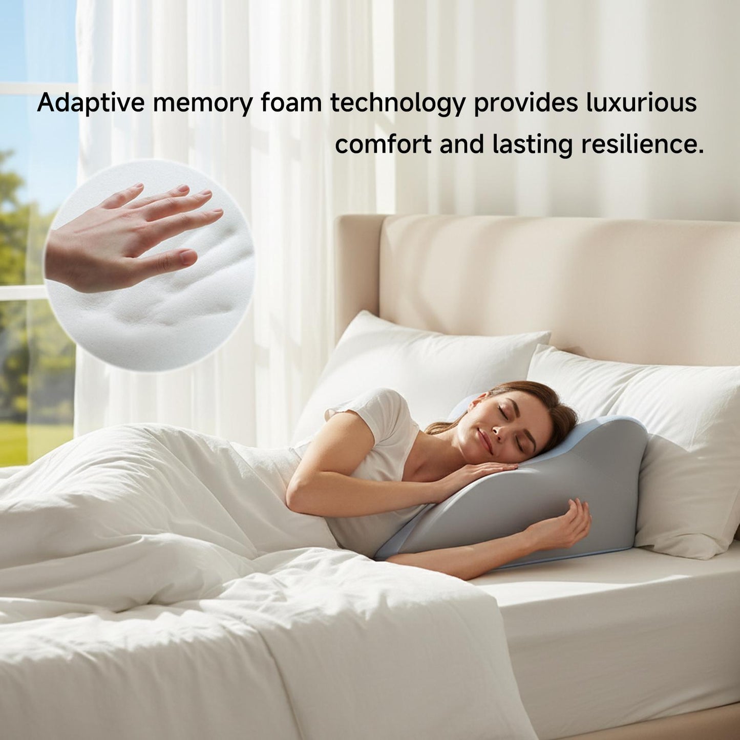 Ergonomic Memory Sponge Support Pillow – The Perfect Pillow for Intimate Moments