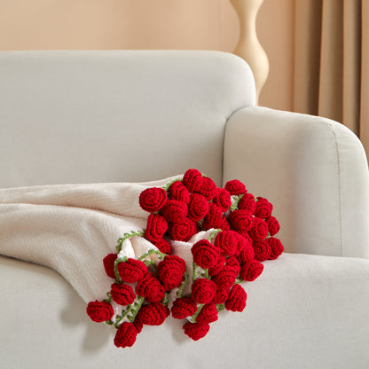 Rose hand-woven blanket, Coral fleece pure handmade blanket, can be turned into a bouquet of roses blanket,Shawl & Decoration- Christmas gift  for lover,friends,mother ,Christmas TikTokShopHolidayHaul